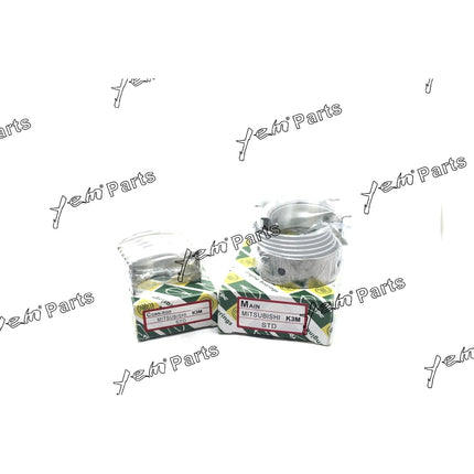 STD Main Crankshaft Bearing & Con Rod Bearing Set For Mitsubishi K3E Engine