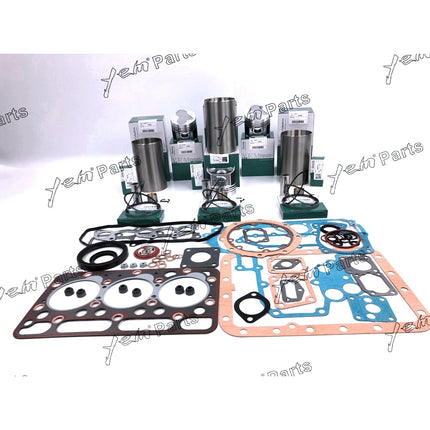 For Kubota D1503 Engine Rebuild Kit + 0.50MM For KX91-3 U35 R420 L2900 L3000 L3010