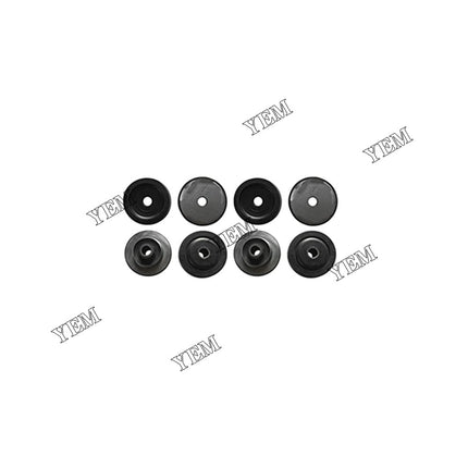 For Caterpillar 329DL Engine C7 8PCS Engine Mounting Rubber Cushion Feet Bumper