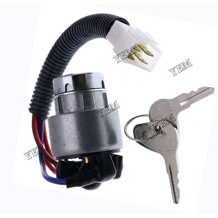 For Kubota12500 14610 13400 14200 KX91-3 Starter Switch W/3 Position 5 Termials
