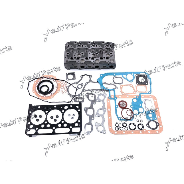 Complete Diesel Cylinder Head Valves + Full Gasket Set For Kubota D1703 D1703E