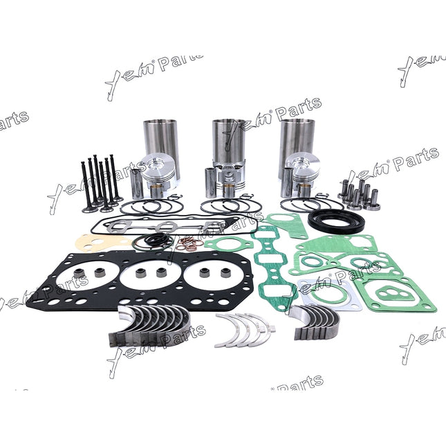 For Yanmar 3TNV82 3TNV82A Overhaul Rebuild Kit Excavator Engine Inframe Parts
