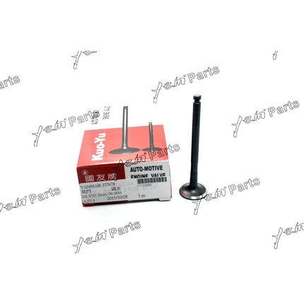 1 Set Intake Valve & Exhaust Valve For Yanmar 3T84HL 3T84HLE 3T84HTLE-TB Engine