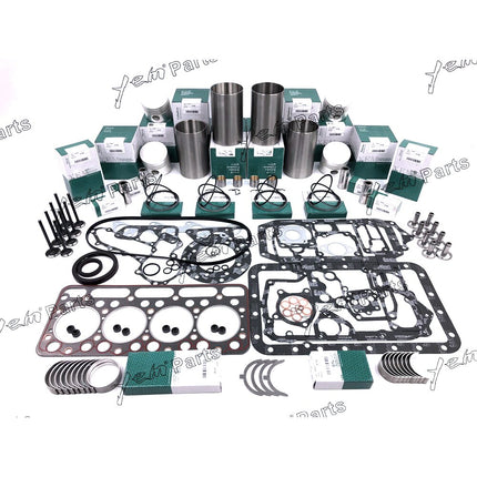 V1702 V1702B Rebuild Kit For Kubota Engine KH90 Bobcat 743 733 Excavator W Valve