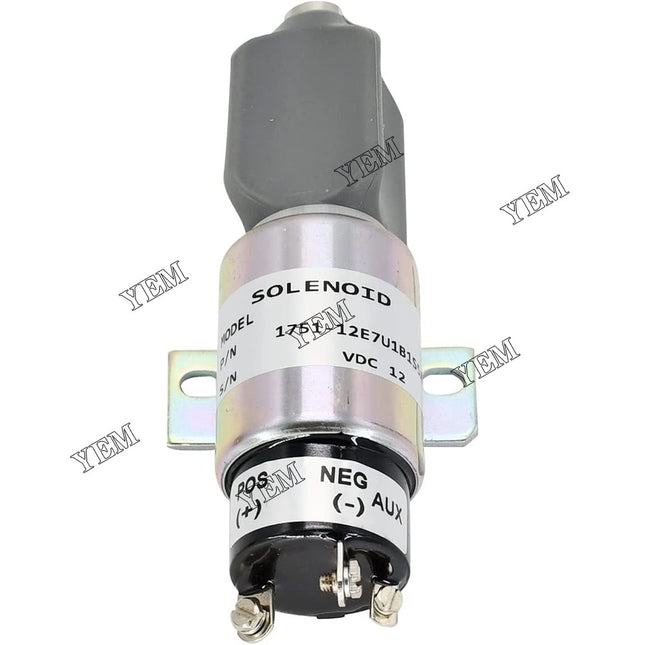Stop Solenoid 1751-12E7U1B1S5A For Cummins Caterpillar Excavator E70B