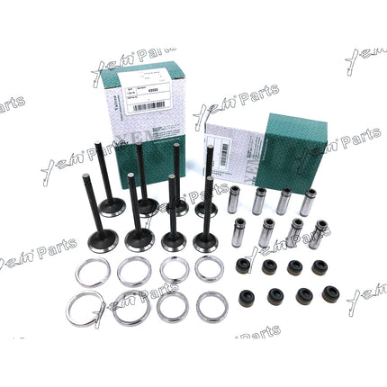 1 Set Kubota Engine V2203 Valve Guide Seat Intake Valve & Exhaust Valve