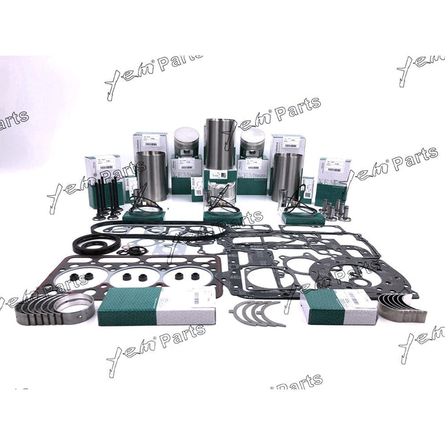 Overhaul rebuild kit For Kubota D1402 D1402BA engine KH91 Clar 643 Bobcat 225