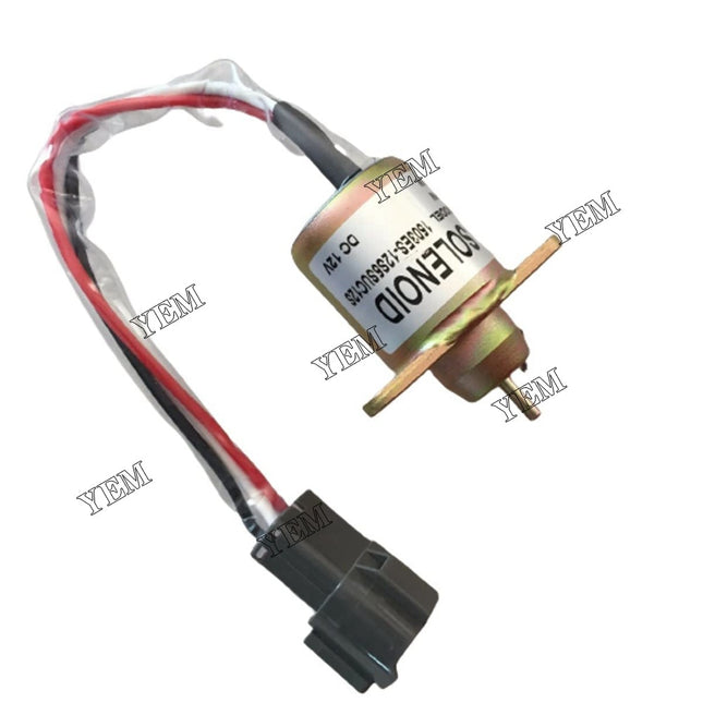 12V Fuel Stop Solenoid Valve For John Deere 3203 4105 3032E 3036E 3038E