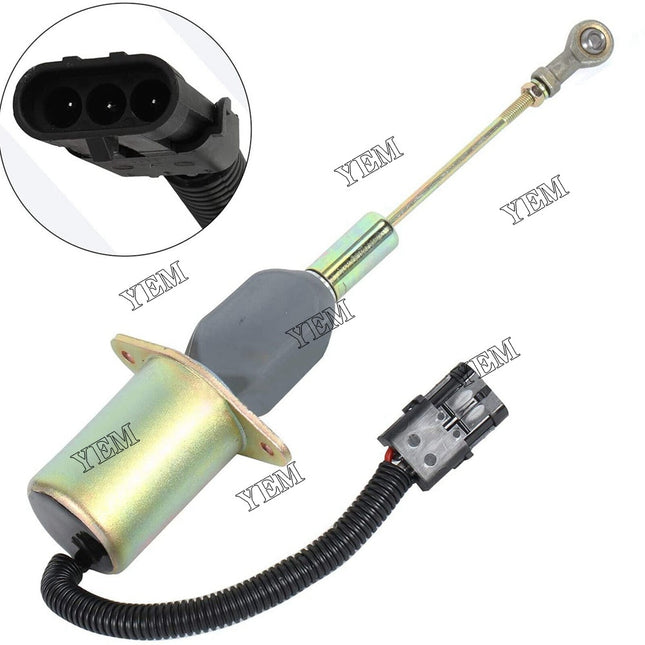 Fuel Shut Off Solenoid Valve RE53559 12V DC For John Deere Expedited Ship