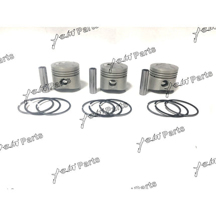 Piston Set STD 70mm For MITSUBISHI L3C x3 PCS Engine Parts