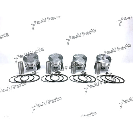 Piston + Ring Kit Set Oversize 83mm ( + 0.50mm) For Kubota D1503 / V2003 Engine Parts