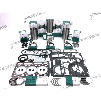 Overhaul rebuild kit For Kubota D1402 D1402BA engine KH91 Clar 643 Bobcat 225