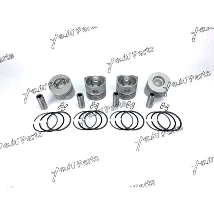 Piston + Ring Kit Set STD 85mm For Kubota V1902 x4 PCS Engine Parts