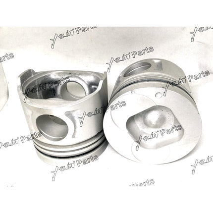 4 Sets STD Piston (Pin & Clip) W Rings For 4BD1 4BD1T 3.9L Isuzu NPR NQR 98MM