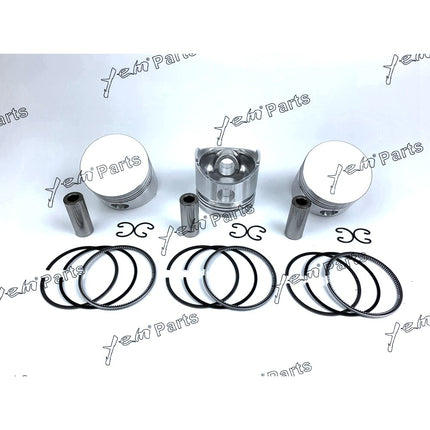 Piston + Ring Kit Set Oversize 75mm ( + 0.50mm) For Kubota D950 x3 PCS Engine Parts