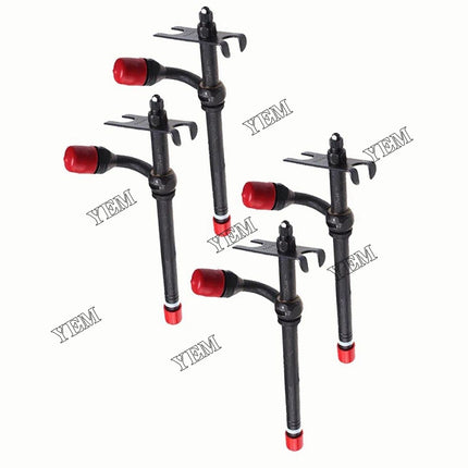 4 PCS Fuel Injector A140828 20673 For Case 450 450B 455B 1845 1845S 480C 580C