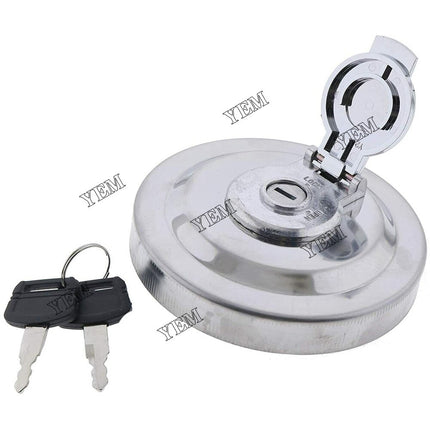 FUEL TANK CAP W/2 Key For JOHN DEERE Excavator 330CLC 370C 80C 160C LC 550LC 750