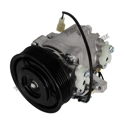 3P999-00620 SVO7E 6 GROOVE A/C Compressor For Kubota M135GX GXDTC M136 SV07E