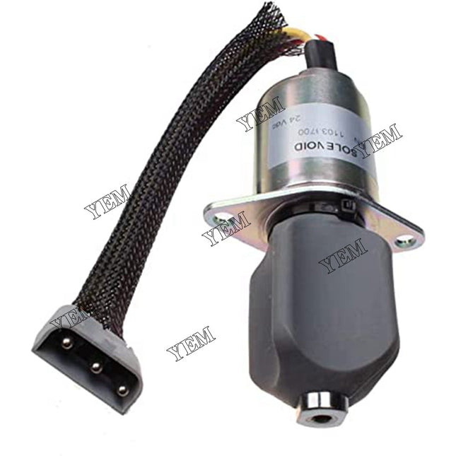 Stop Solenoid 6785-5121 11033700 For Volvo Wheel Loaders L70C L330C L70B 24V