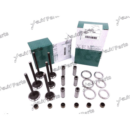 1 Set Valve Guide Seat Intake Valve & Exhaust Valve For Kubota D902 Engine