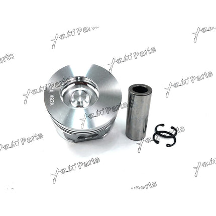 3 Sets STD Piston Set (Pin & Clip & Ring) 82mm For Yanmar 3TNV82 3TNV82A Engine