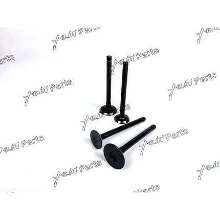 Valve Set For Kubota Z482 (76.9mm) - Intake x 2 + Exhaust x 2 Engine Parts