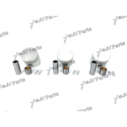 Pistons Set STD 68mm For Kubota ZB500 / D750 Engine Parts