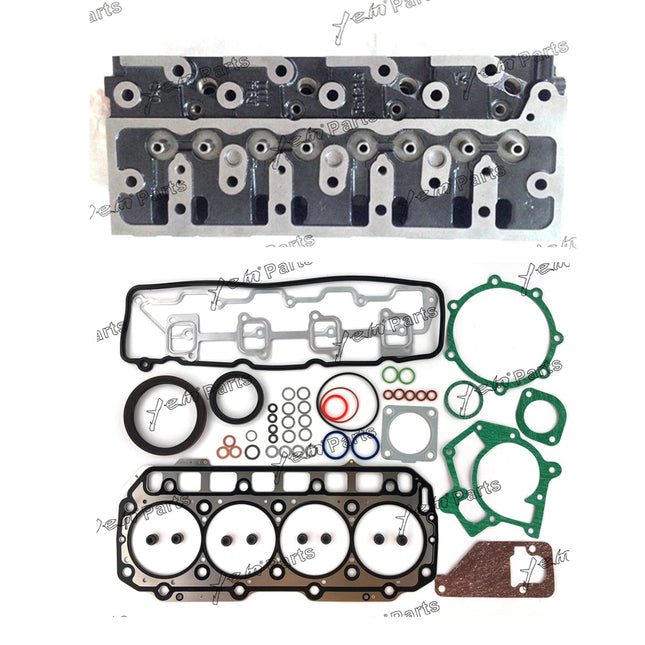 For Yanmar 4TNE98 4D98LE Engine Complete Cylinder Head & Gasket Kit