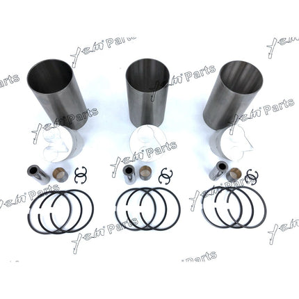 Liner Piston Kit Set STD For Kubota D1403 (Liner x3 + Piston x3 + Ring x3) Engine Parts