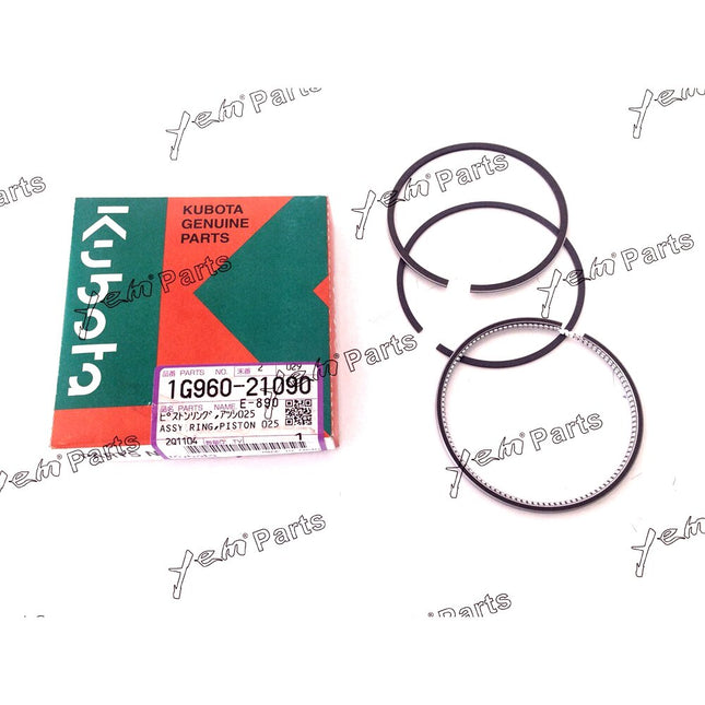 3 Sets Piston Ring For Kubota D902 Engine STD Oil ring thickness 3MM