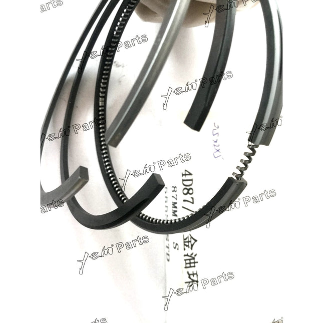 STD Piston Ring Set 87mm (size 2.5mm*2mm*5mm) For Kubota 3D87 D1703 Engine