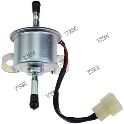 12V Fuel Pump with White Plug AM876266 AM876207 For John Deere 332 430 655 756