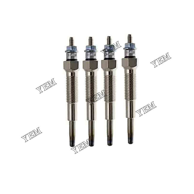 4PCS Glow Plugs For Caterpillar For CAT 247B 257B 216B 226B 232B 242B 3024C 3024T