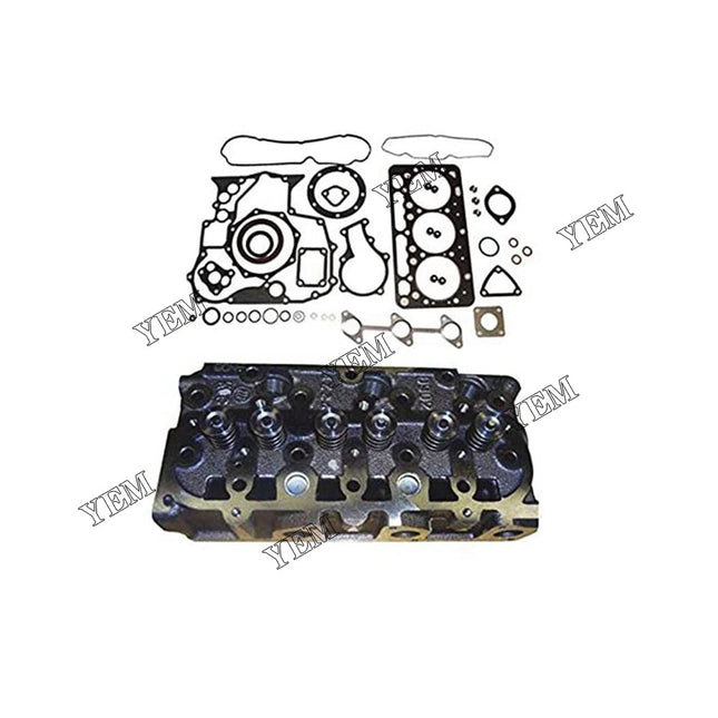 For Kubota B2100DT B1750D B2320 ZD326 B7510 D1005 Cylinder Head & Gasket Kit