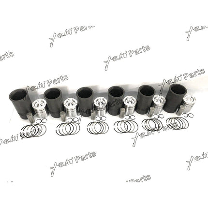 For Cummins NT855 Engine 6 Cyl Piston 3017348 & Ring Kit,Cylinder Liner 213740