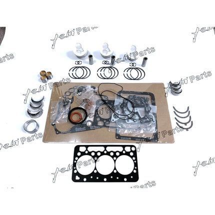 Piston,Full Gasket, Bearing, Rings, Bush, Thrust Washer For Kubota D722 Engine