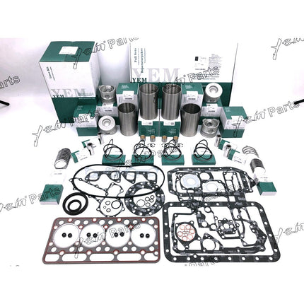 V1902 New Overhaul Rebuild Kit For Kubota Engine For THOMAS Loader T173 T133 784