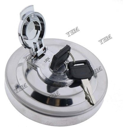FUEL TANK CAP W/2 Key For JOHN DEERE Excavator 330CLC 370C 80C 160C LC 550LC 750