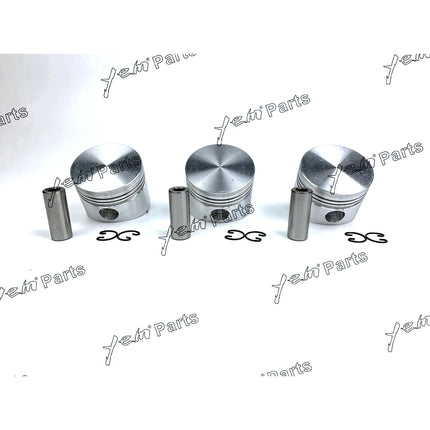 Pistons Set STD 75mm For Kubota D950 x3 PCS (15732-21112) Engine Parts