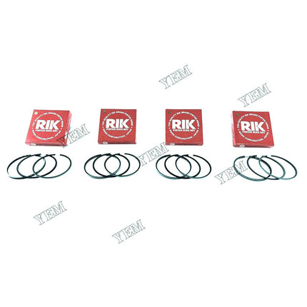 4 Sets STD Engine Piston Rings For Isuzu 4BD1 4BD1T For Hitachi EX120 EX150