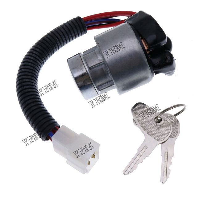 For Kubota12500 14610 13400 14200 KX91-3 Starter Switch W/3 Position 5 Termials