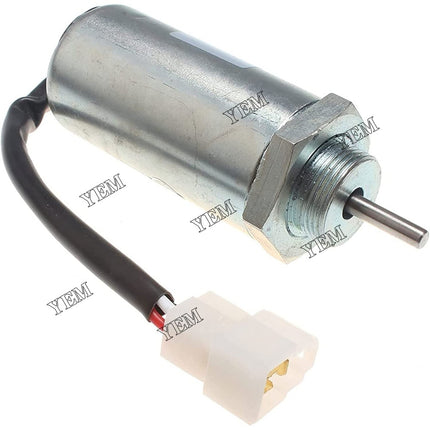 12V Fuel Stop Solenoid MV1-81 For Hitachi Excavator EX40U EX55 EX58 ZX40U ZX50U