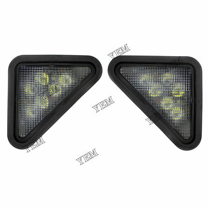 LED Headlight Kit Set Fit For Bobcat PN: 7259523, 7259524, 6718042 Ship Free