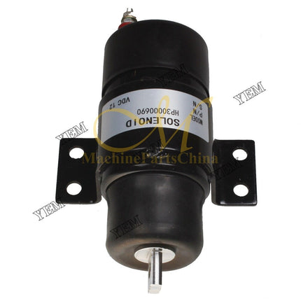 12V Stop Solenoid For Kubota Genset GL-3500 GL-4500(S) GL-5500(S) GL-6500S