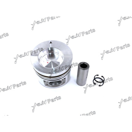 4 Sets STD Piston Set (Pin & Clip) with Rings For Mitsubishi S4S Engine Forklift