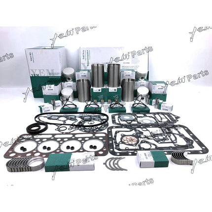 V1702 V1702B Overhaul Rebuild Kit For Kubota Piston Liner Gasket For Bobcat 743 733