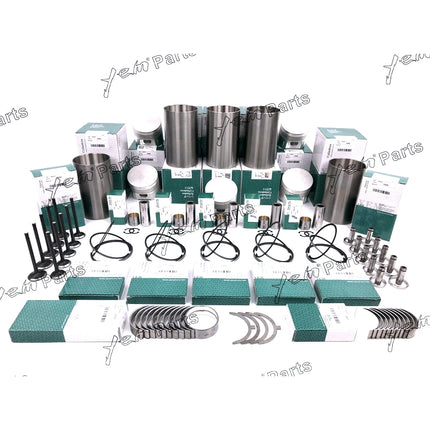 For Kubota L4150 Tractor 5 Cylinder F2302 Engine Overhaul Rebuild Kit