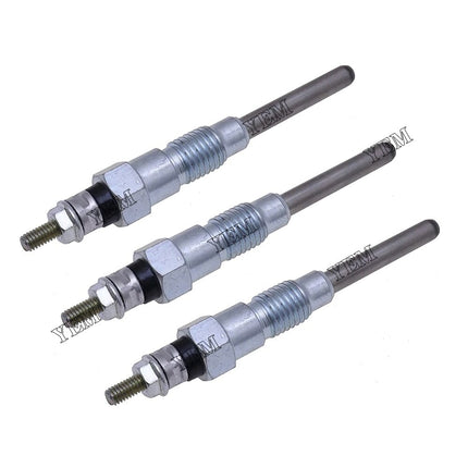3 Pieces Glow Plug Fit Fors For Kubota D1703 Engine parts