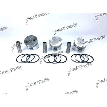 Piston + Ring Kit Set STD For Mitsubishi L3E PIN:21MM Engine Parts
