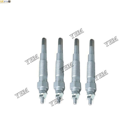 4PCS Plug Glow set For Toyota 1DZ Diesel Engine 5FD 6FD 7FD 8FD Forklift Truck